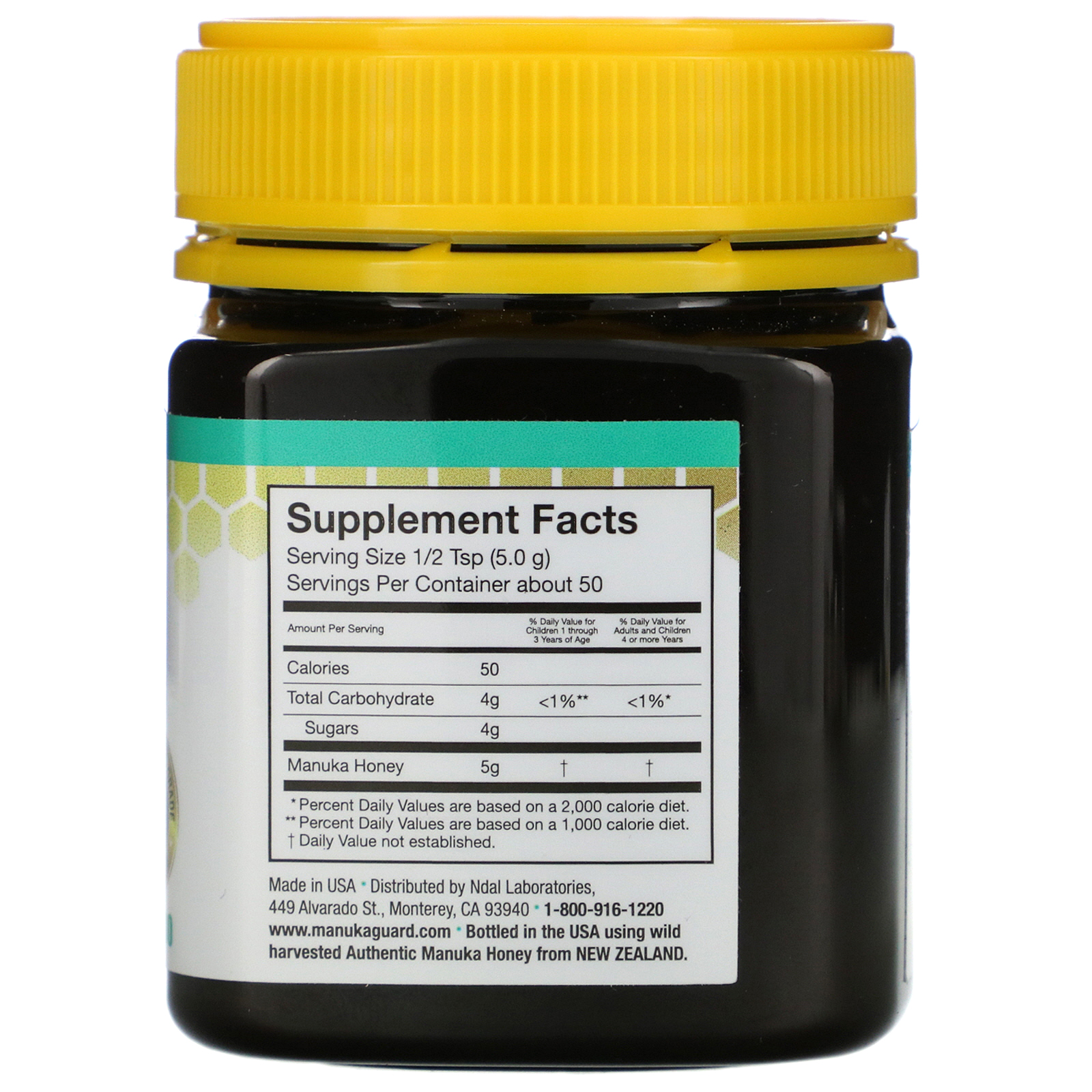 Comprar ManukaGuard, Manuka Honey, Medical Grade, MGO 400, 8.8 oz (250 g) - Imagem 2