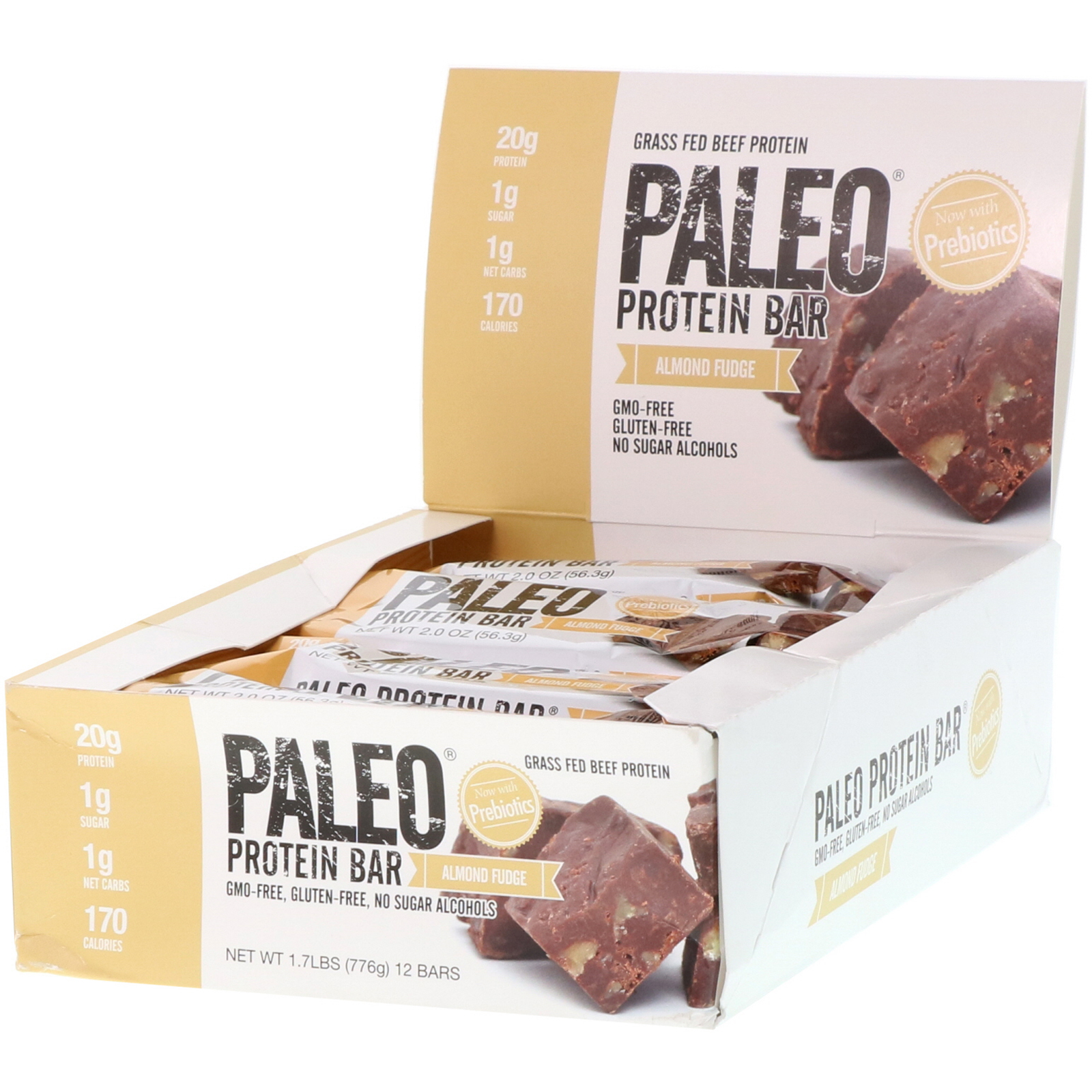 Comprar Julian Bakery, PALEO Protein Bar, Almond Fudge, 12 Bars, 2.0 oz (56.3 g) Each