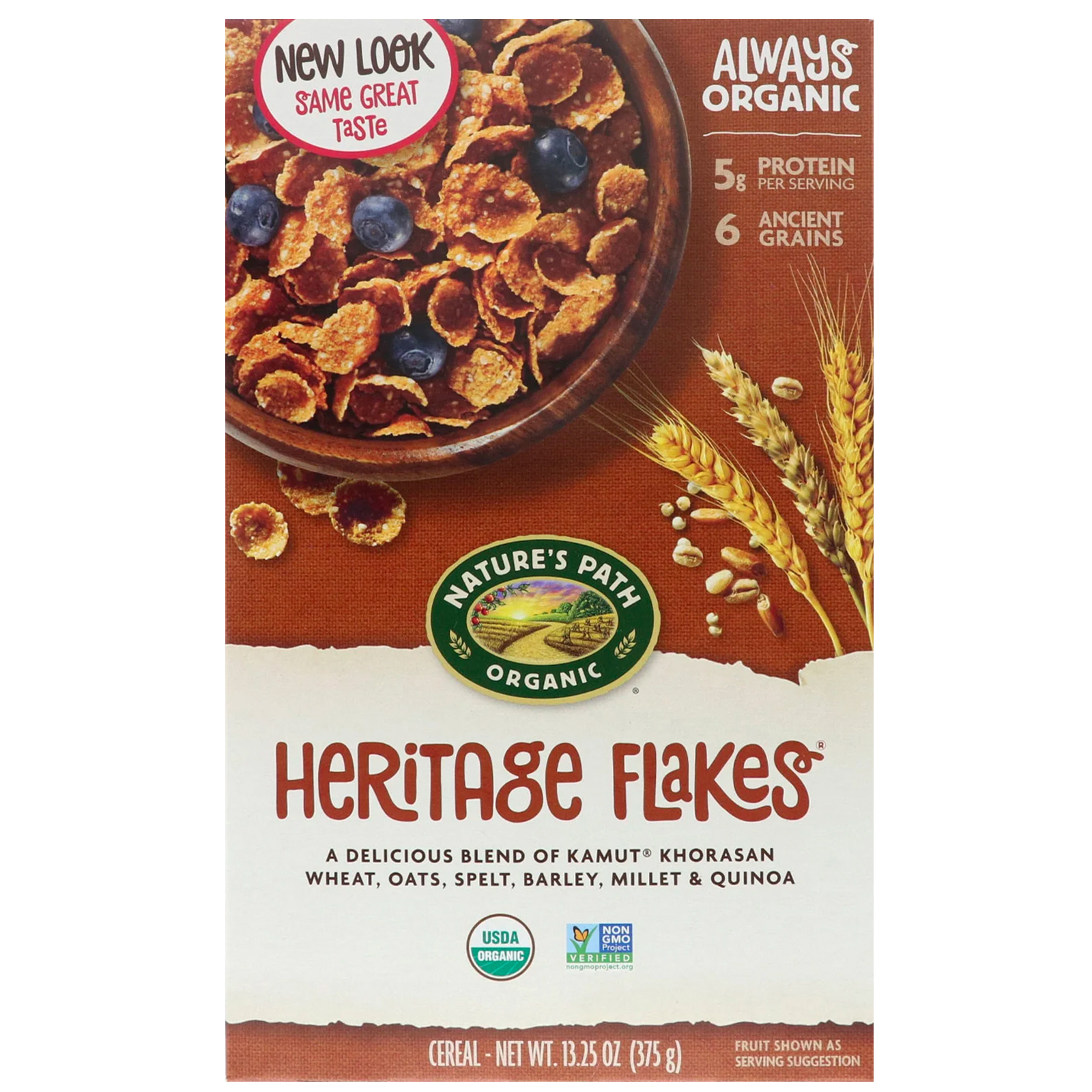 Comprar Nature's Path, Cereais Orgânicos Heritage Flakes, 375 g (13,25 oz)