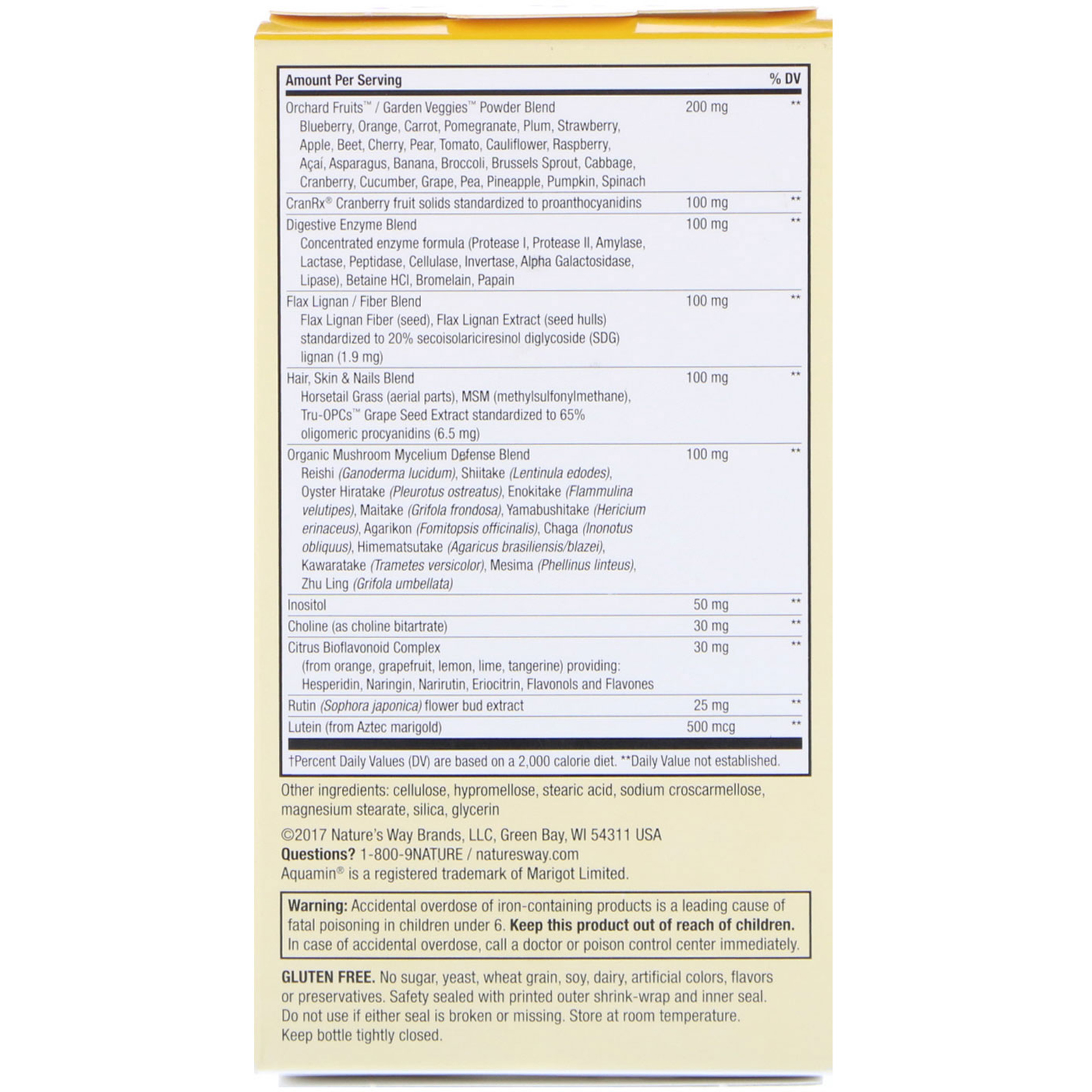 Comprar Nature's Way, Alive!, Max3 Daily, Women's Multivitamin, 90 Comprimidos - Imagem 3