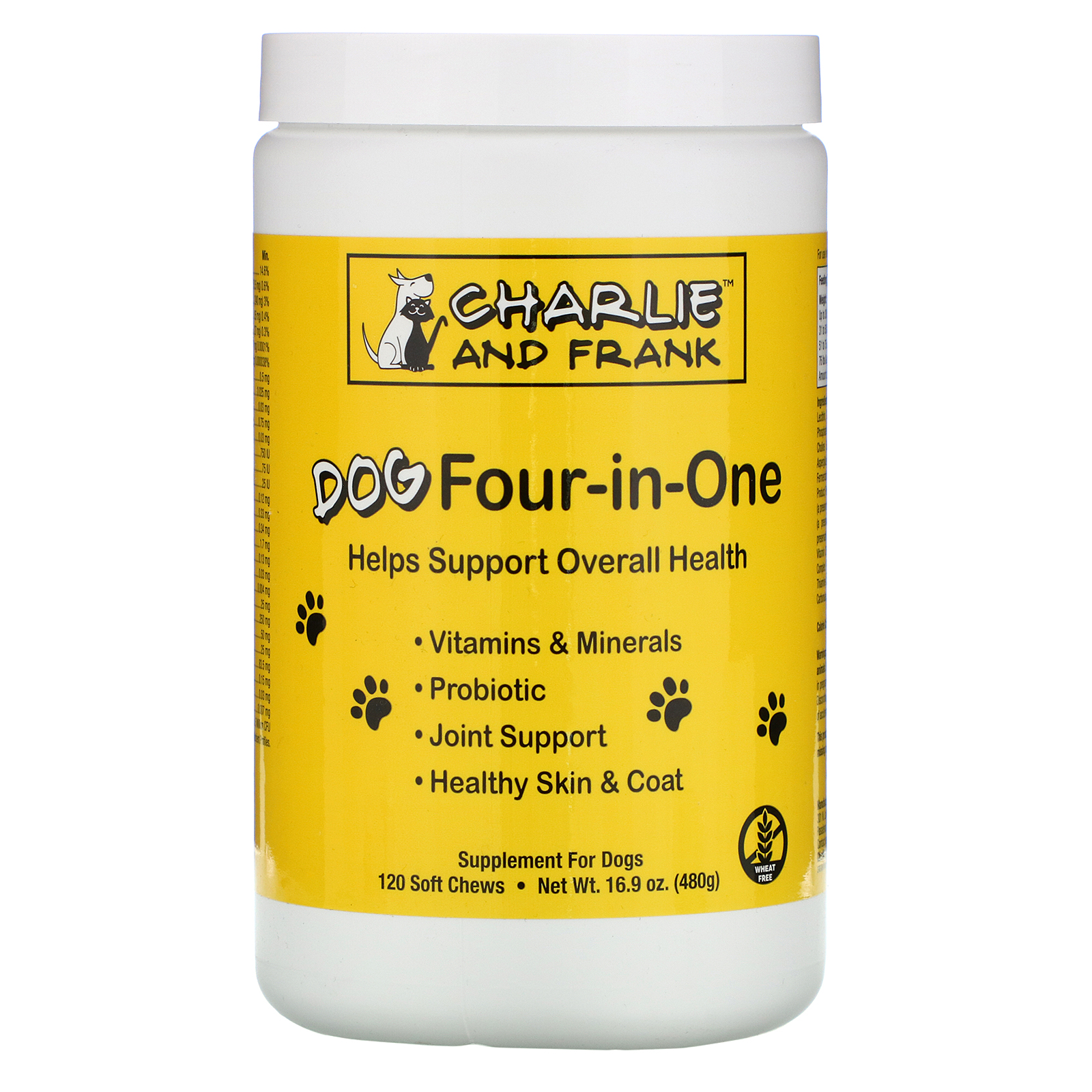 Comprar Charlie & Frank, Dog 4 em 1, 120 Gomas Mastigáveis