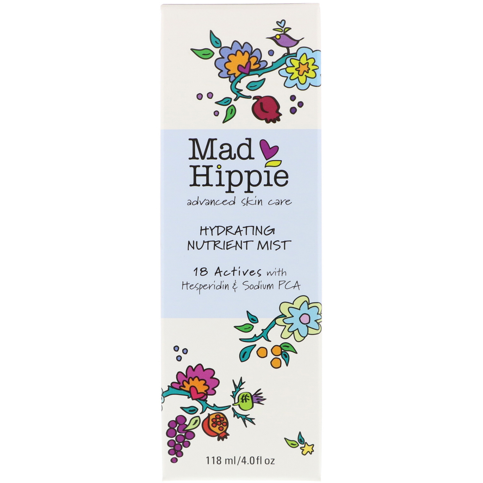 Comprar Mad Hippie Skin Care Products, Hydrating Nutrient Mist, 4 fl oz (118 ml)