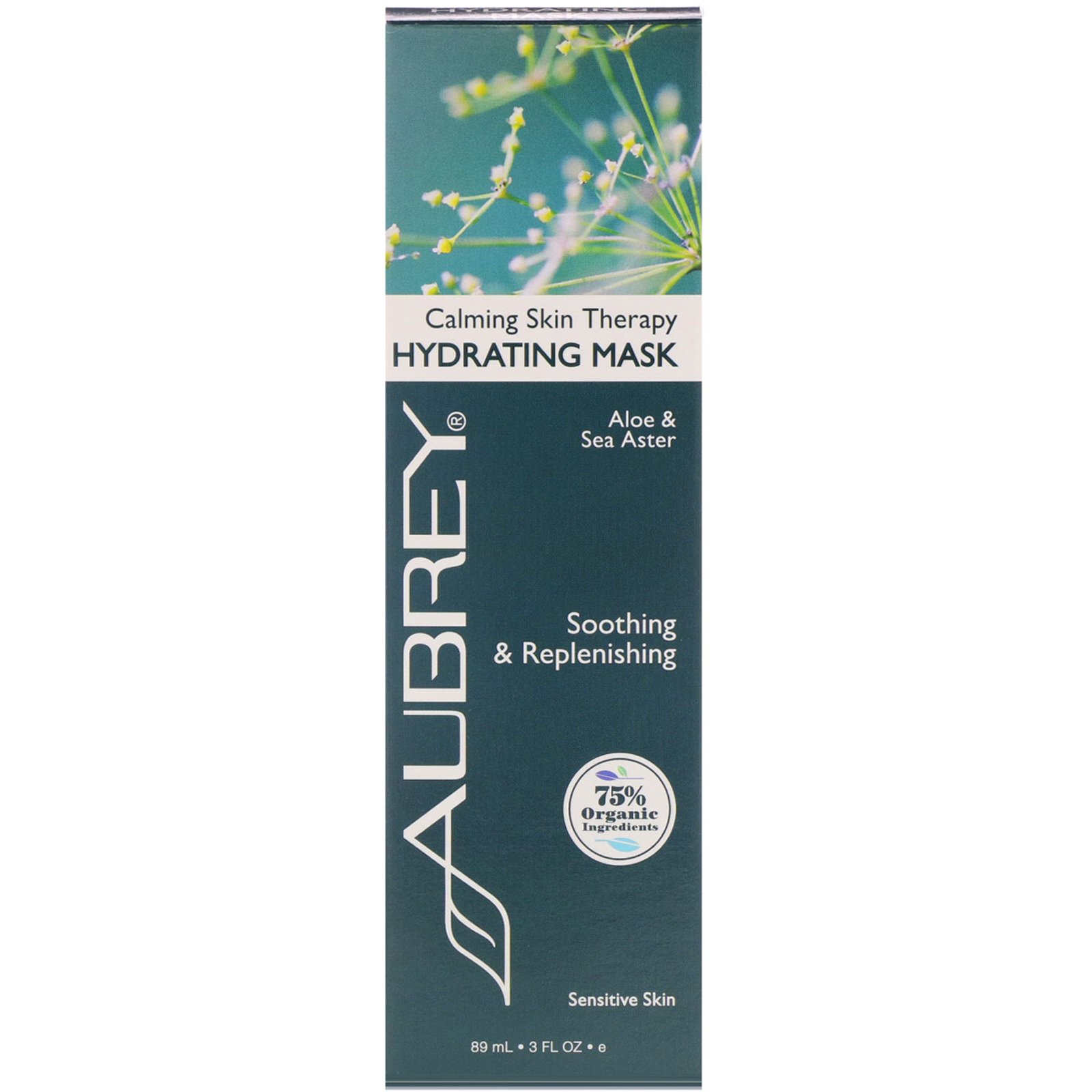 Comprar Aubrey Organics, Terapia Calmante para a Pele, Máscara Hidratante, Peles Sensíveis, 3 fl oz (89 ml)