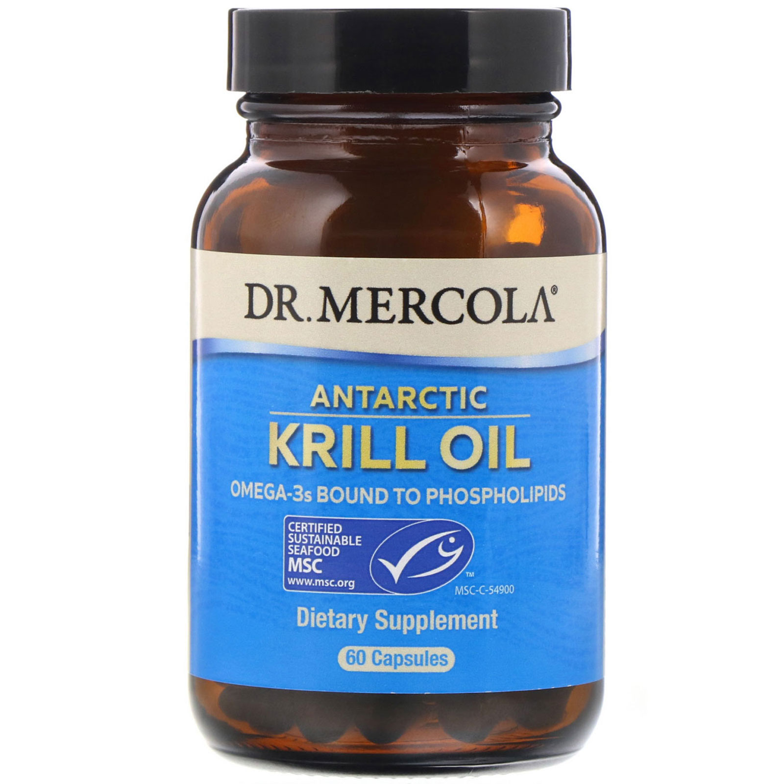 Comprar Dr. Mercola, Óleo de Krill Antártico, 60 Cápsulas