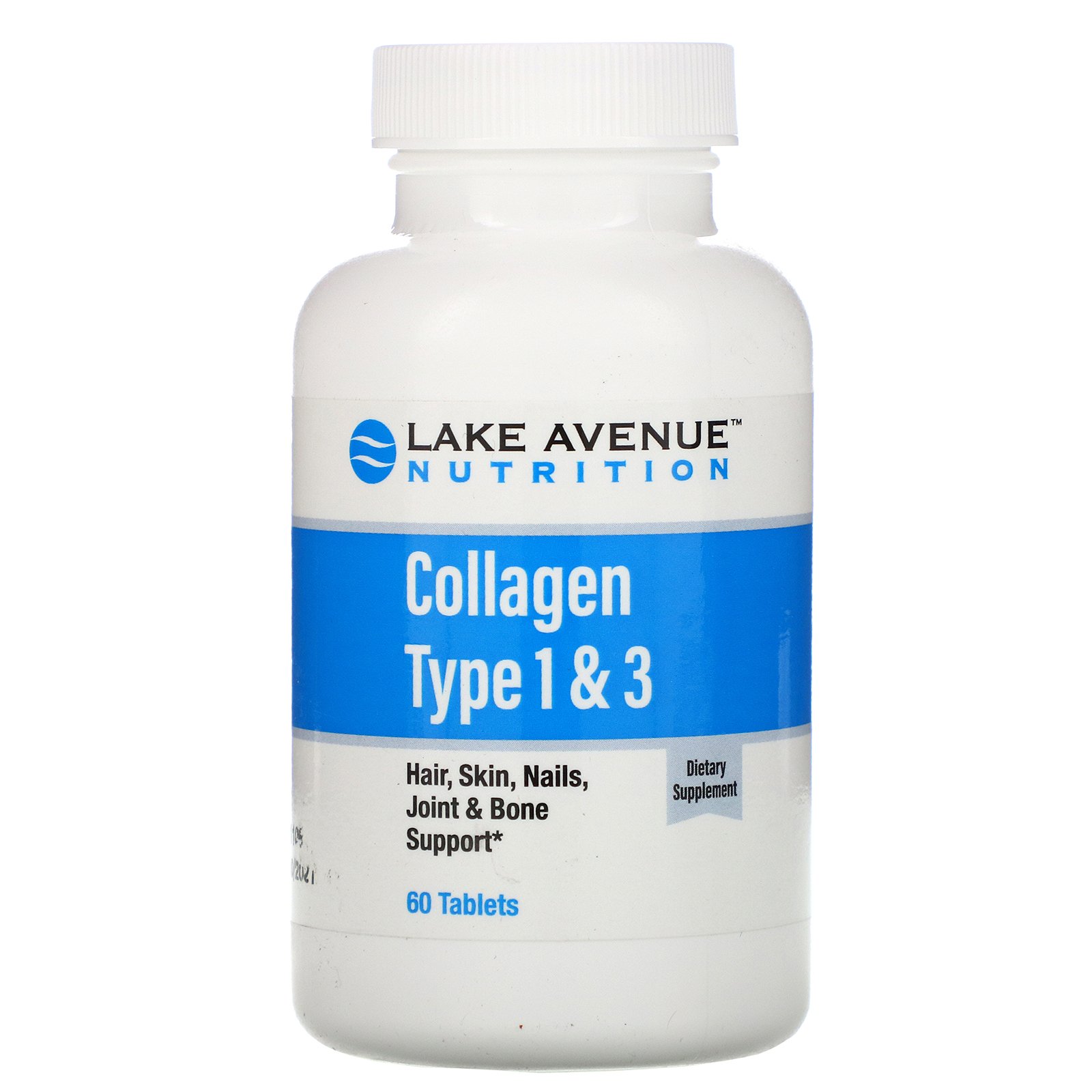 Comprar Lake Avenue Nutrition, Hydrolyzed Collagen Type 1 & 3, 1,000 mg, 60 Tablets