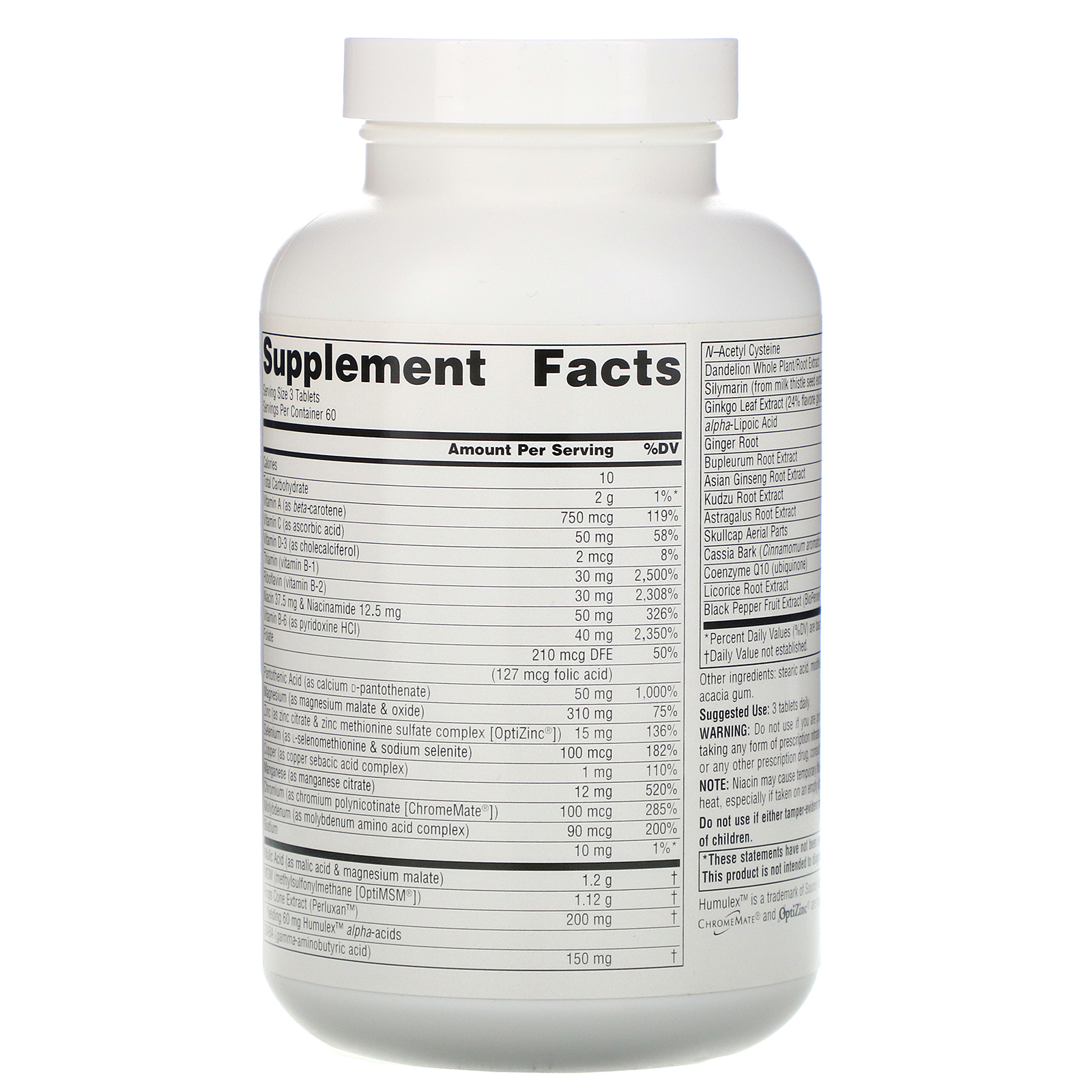 Comprar Source Naturals, Fibro-Response, 180 tabletes - Imagem 3