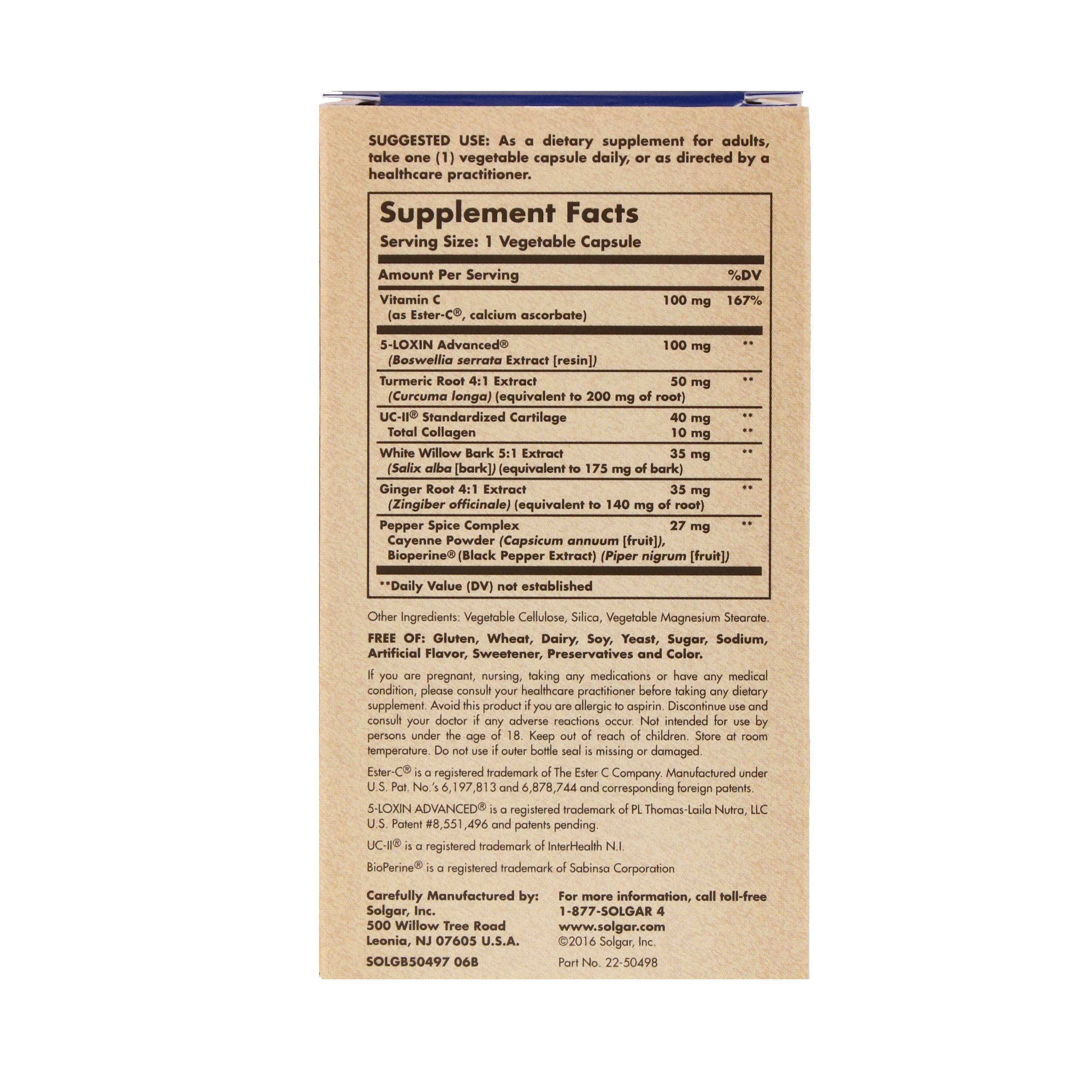 Comprar Solgar, No. 7, Suporte e Conforto, 90 Cápsulas Vegetais - Imagem 2