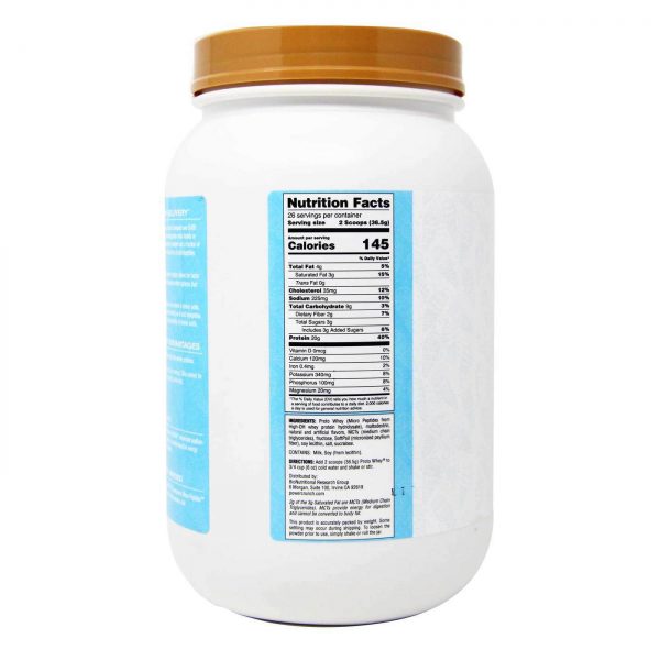 Comprar Proto Whey French Vanilla Creme BioNutritional Research Group 949 g - Imagem 4