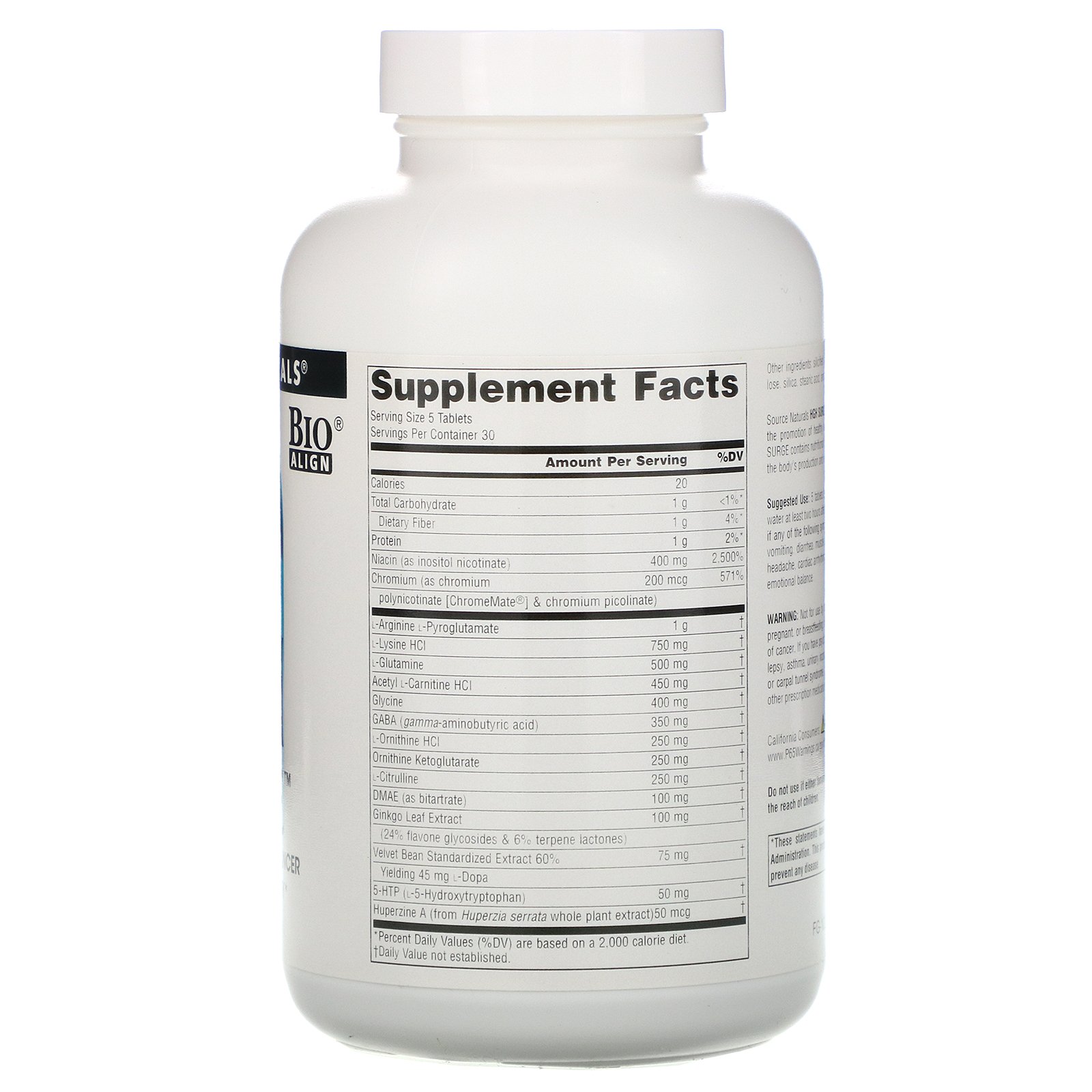 Comprar Source Naturals, HGH Surge, 150 Comprimidos - Imagem 2
