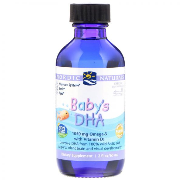 Comprar Nordic Naturals, Baby's DHA, com Vitamina D3, 1.050 mg, 60 ml (2 fl oz) - Imagem 4