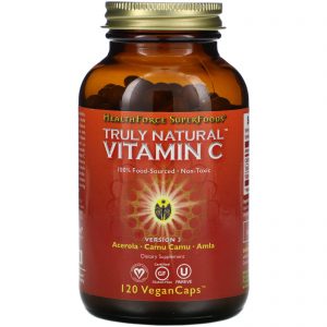 Comprar HealthForce Superfoods, Truly Natural Vitamina C, 120 Cápsulas Veganas