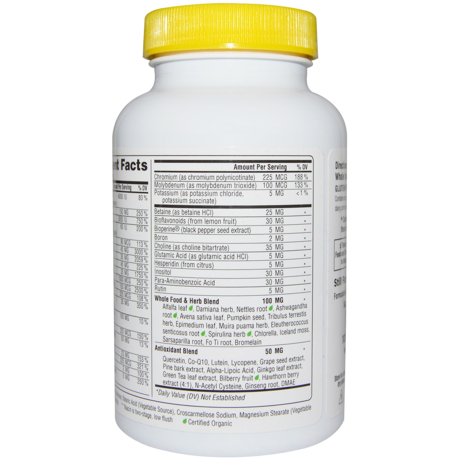 Comprar Super Nutrition, SimplyOne, Masculino, Multivitamínico de Poder Triplo, Sem Ferro, 90 Comprimidos - Imagem 3