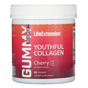 Comprar Life Extension, Colágeno Rejuvenescedor, Cereja, 80 Gomas