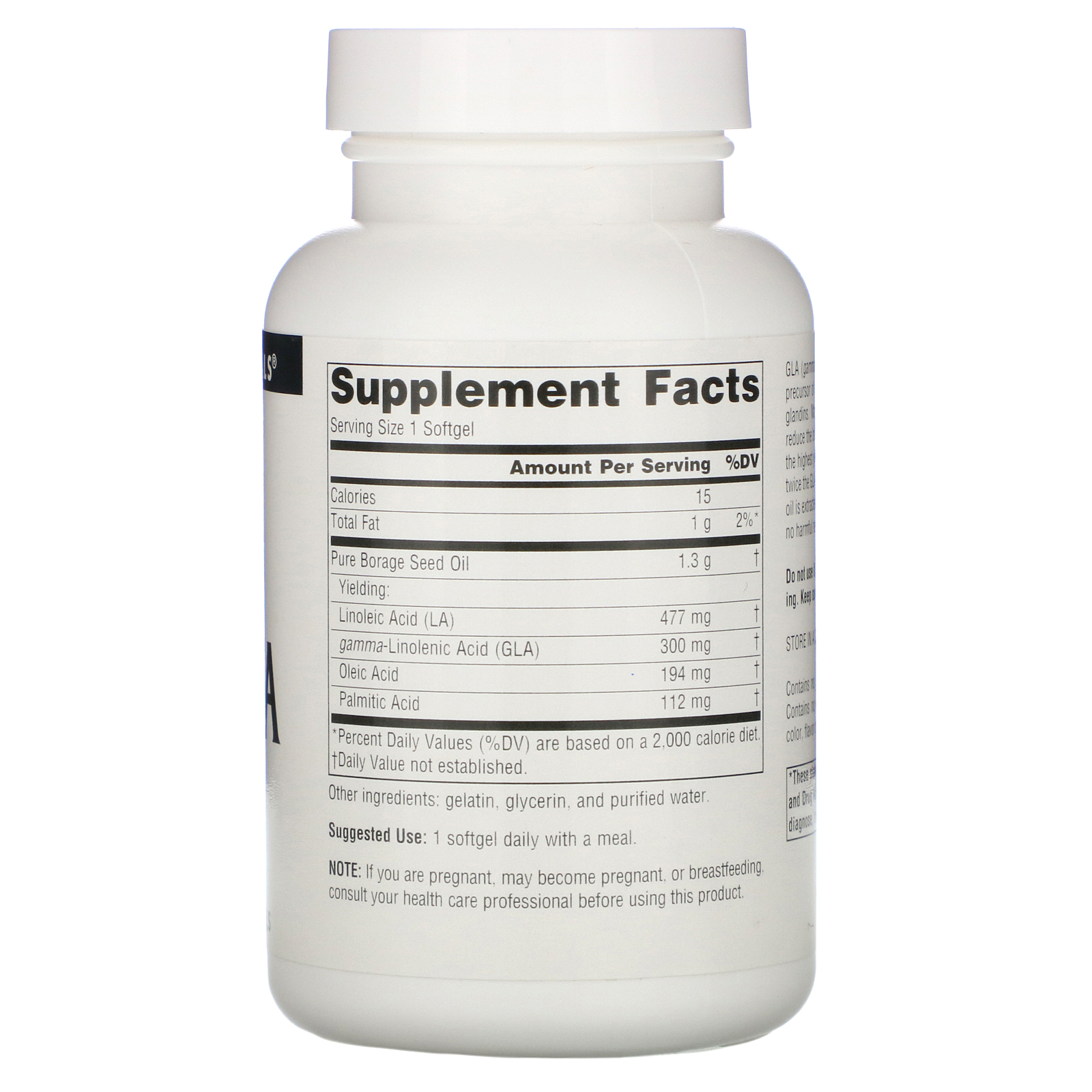 Comprar Source Naturals, Mega-GLA 300, 60 cápsulas softgel - Imagem 2