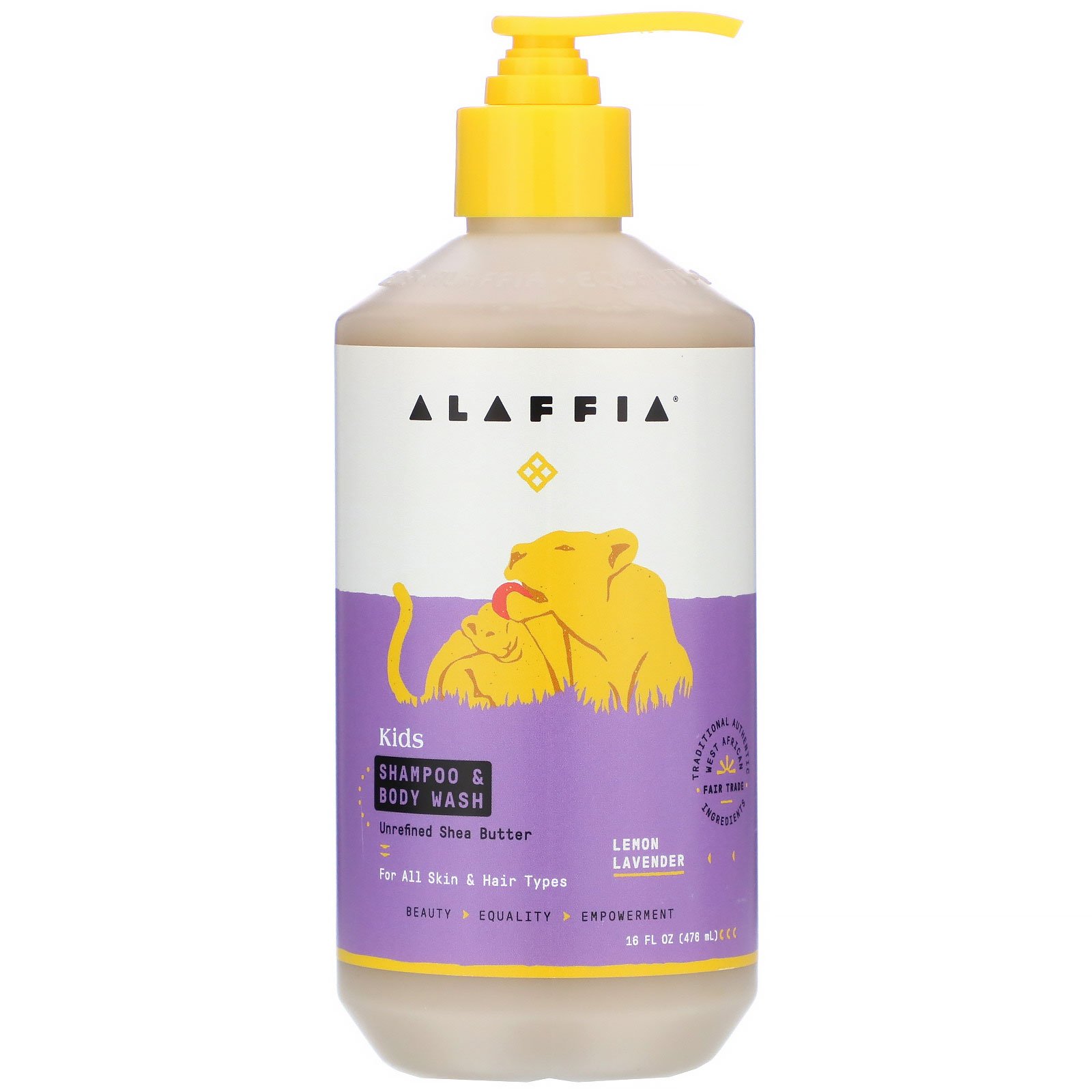 Comprar Alaffia, Everyday Shea, Sabonete Líquido para Bebês e Crianças, Lavanda e Erva Cidreira, 475 ml (16 fl oz)