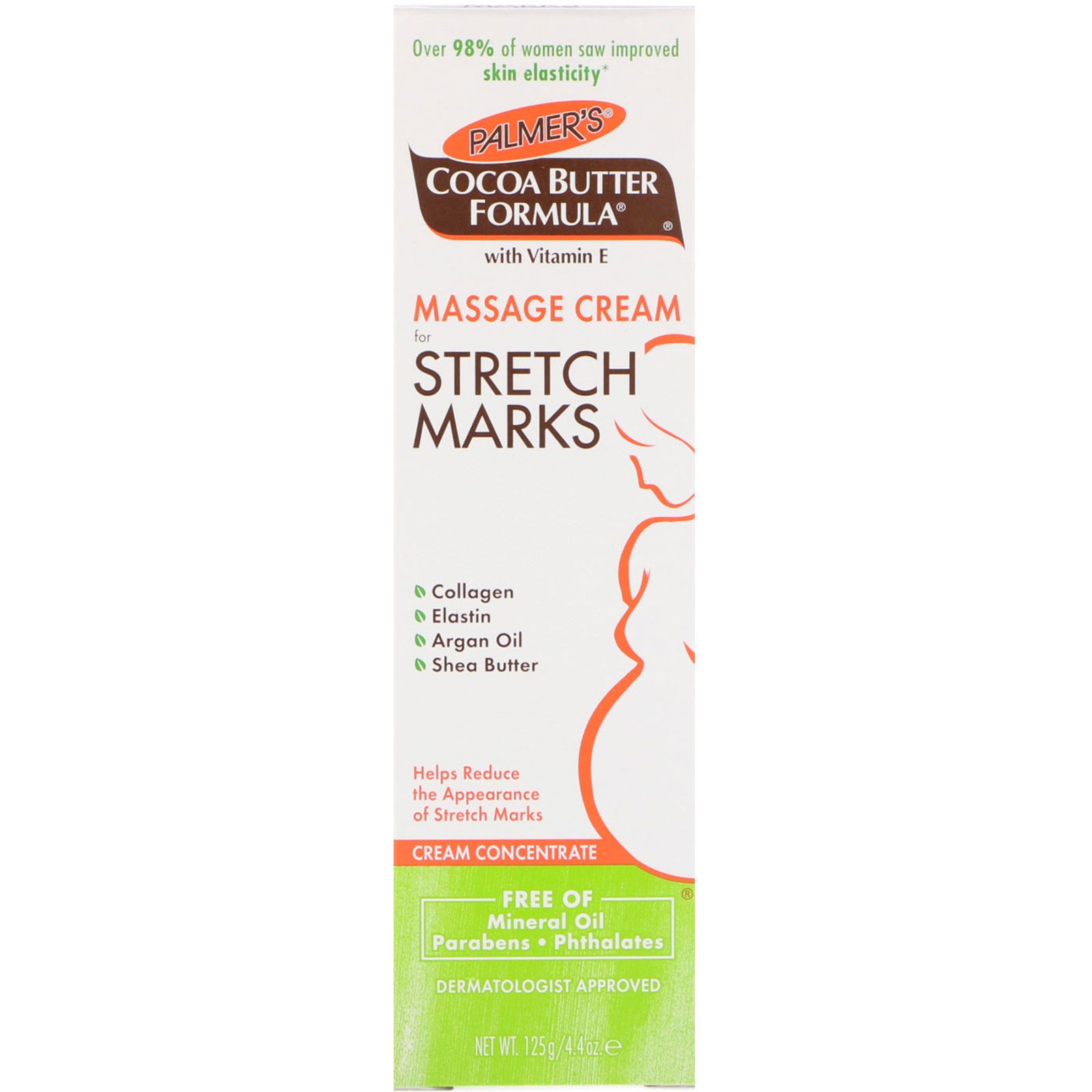 Comprar Palmer's, Fórmula de Manteiga de Cacau, Creme de Massagem para Estrias, 125 g (4,4 oz) - Imagem 2