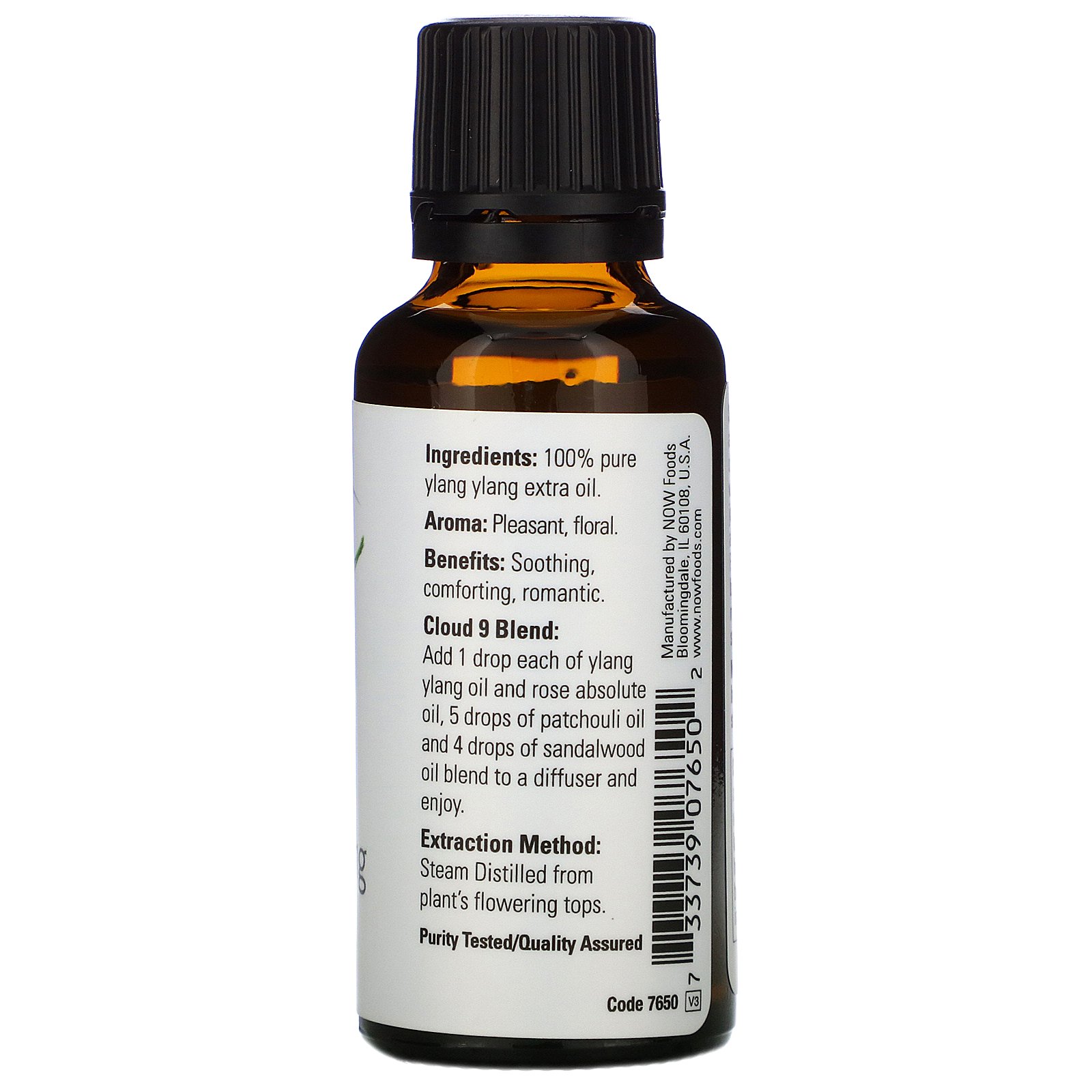 Comprar Now Foods, Óleos Essenciais, Ylang Ylang Extra, 30 ml (1 fl oz) - Imagem 2