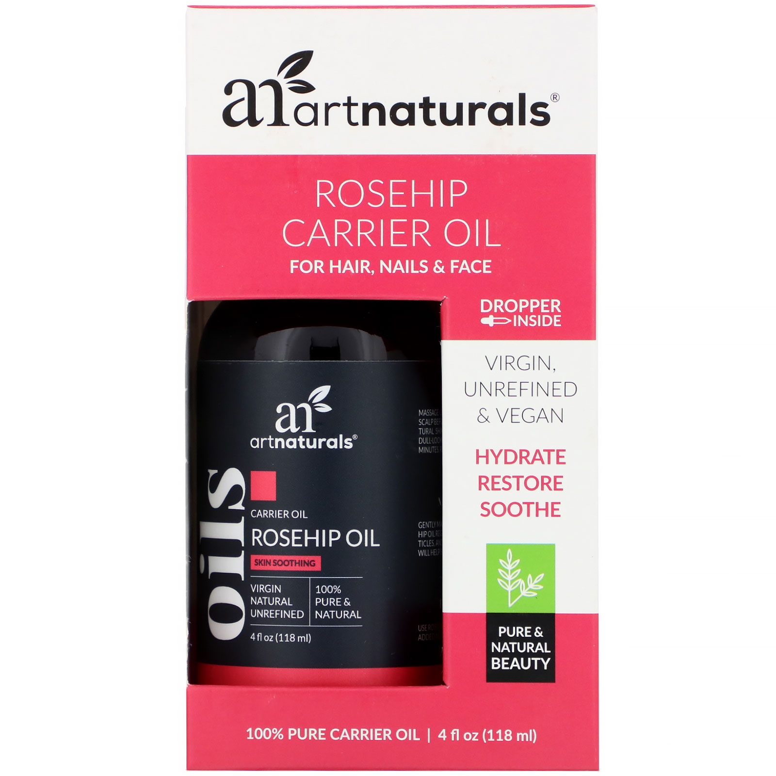 Comprar Artnaturals, Óleo Transportador, Rosa Mosqueta, 4 fl oz (118 ml)