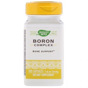 Comprar Nature's Way, Complexo de Boro, 3 mg, 100 Cápsulas
