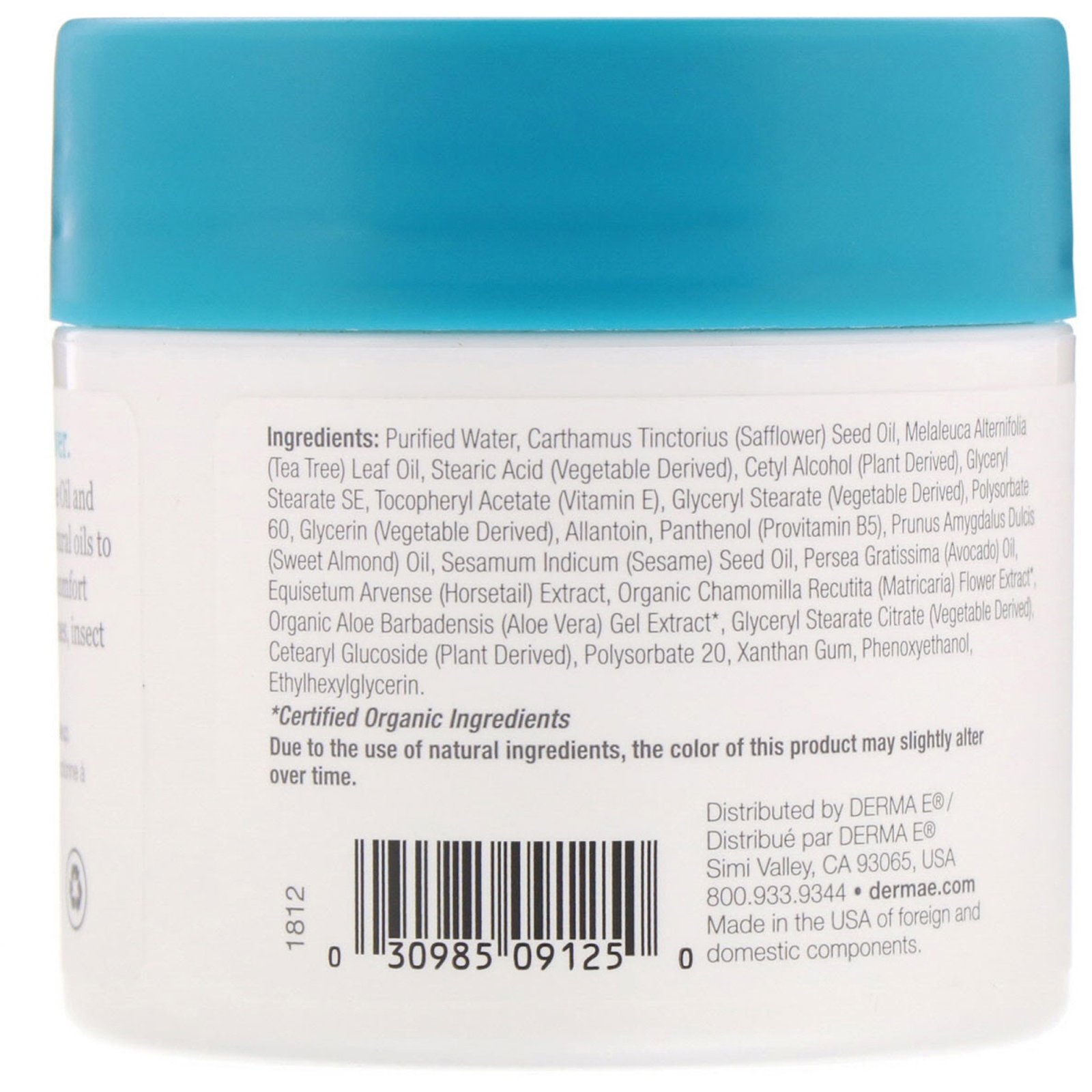 Comprar Derma E, Creme para Alívio de Malaleuca e Vitamina E, 113 g (4 oz) - Imagem 2