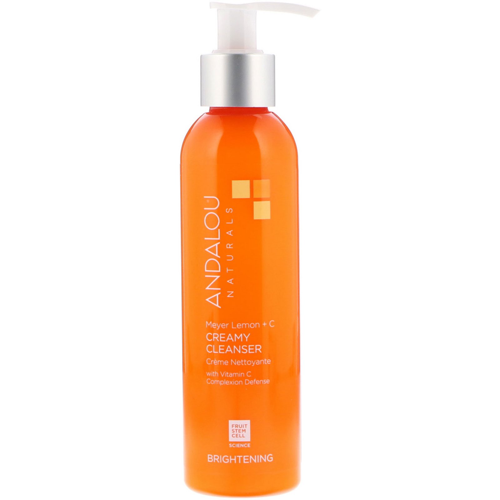 Comprar Andalou Naturals, Creme Desmaquilhante, Limão Meyer + C, Luminoso, 6 fl oz (178 ml) - Imagem 3