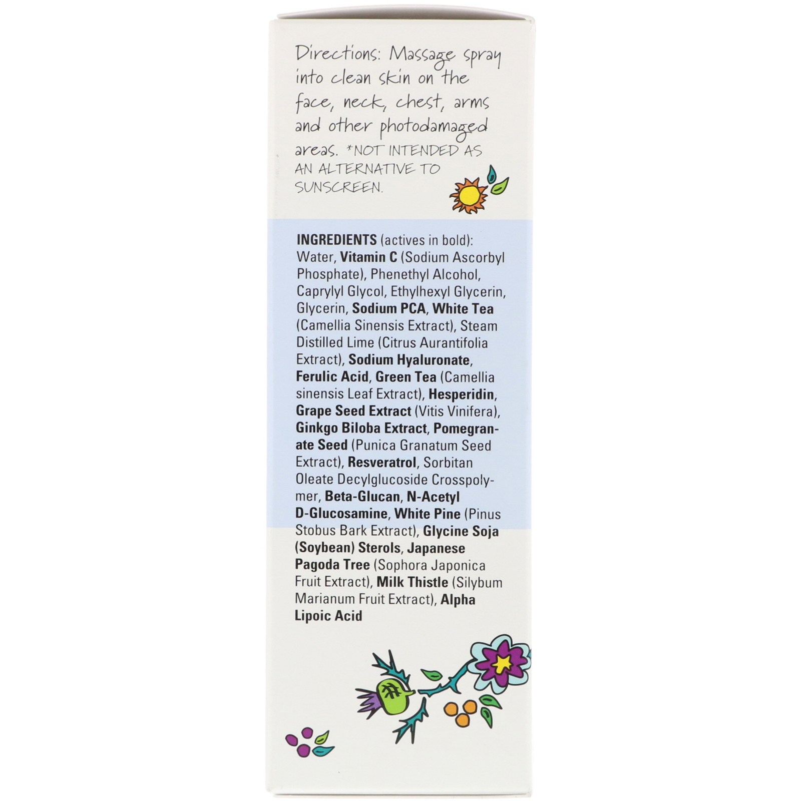 Comprar Mad Hippie Skin Care Products, Hydrating Nutrient Mist, 4 fl oz (118 ml) - Imagem 2