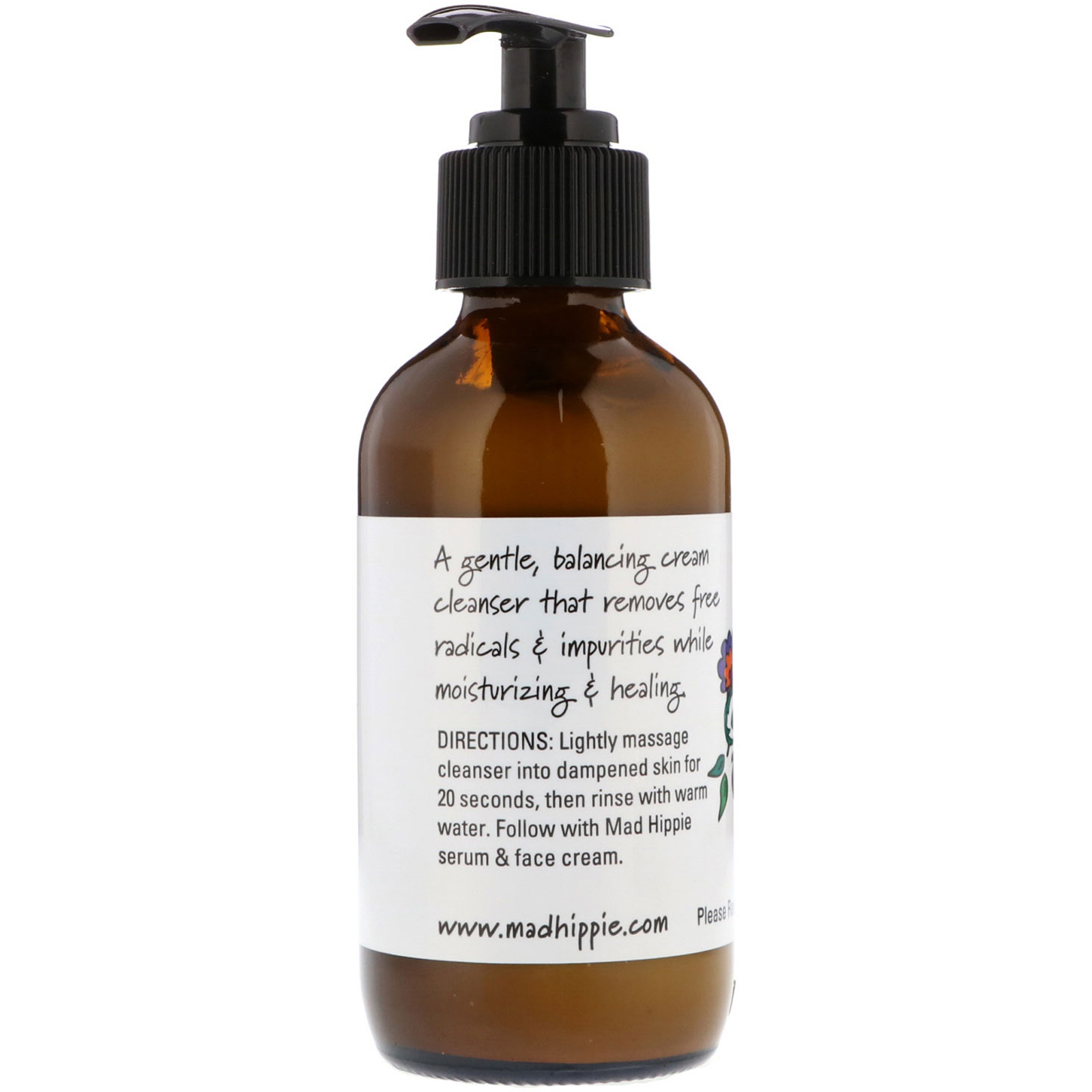 Comprar Mad Hippie Skin Care Products, Creme de Limpeza, 13 Ingredientes Ativos, 118 ml (4,0 fl oz) - Imagem 2