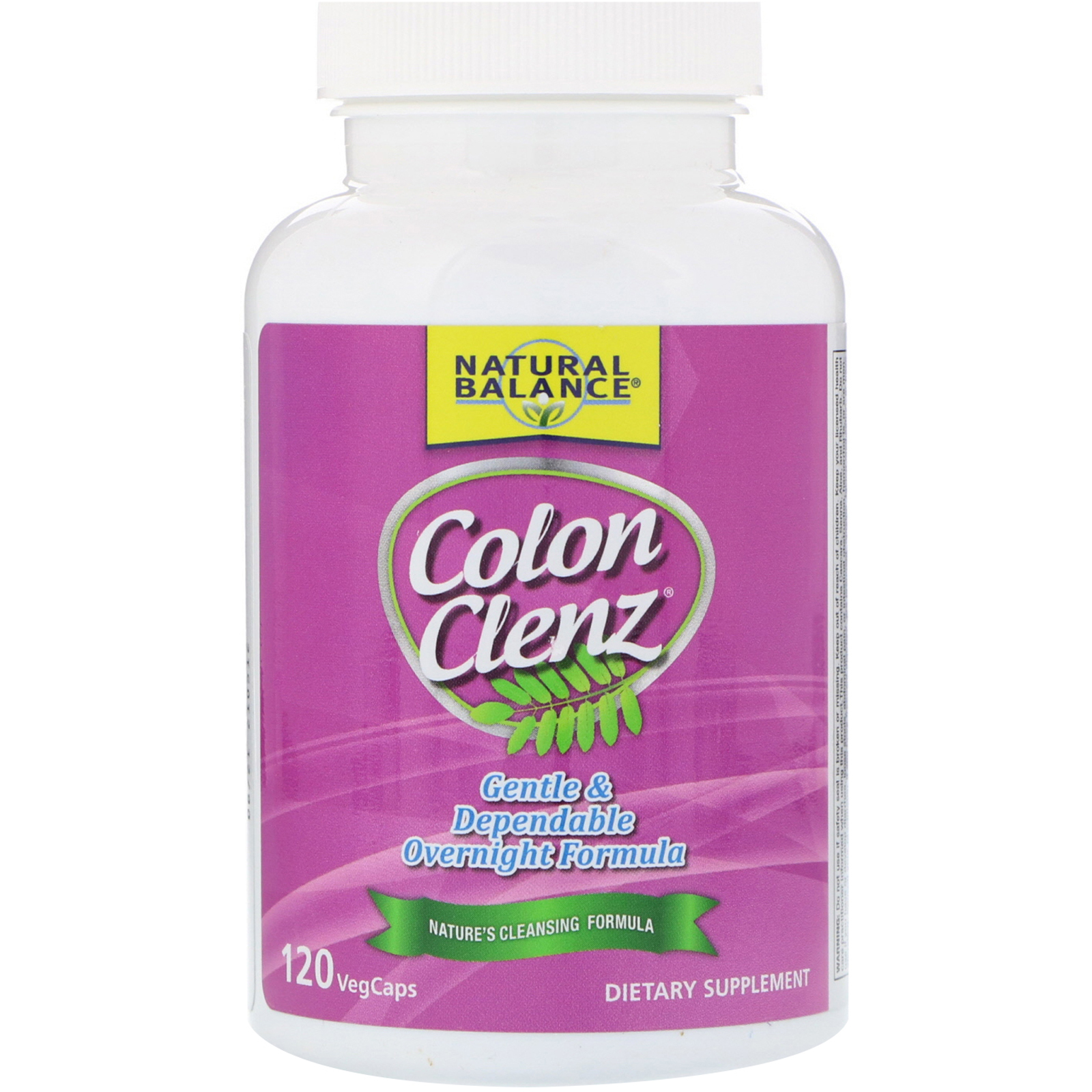 Comprar Natural Balance, Colon Clenz, 120 VegCaps - Imagem 3