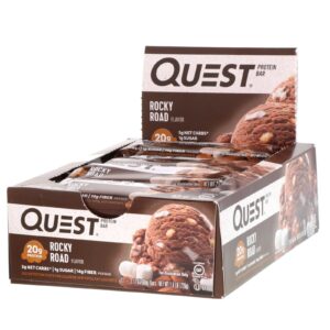 Comprar Quest Nutrition, Barra de Proteínas, Rocky Road, 12 Barras, 60 g (2,12 oz) Cada
