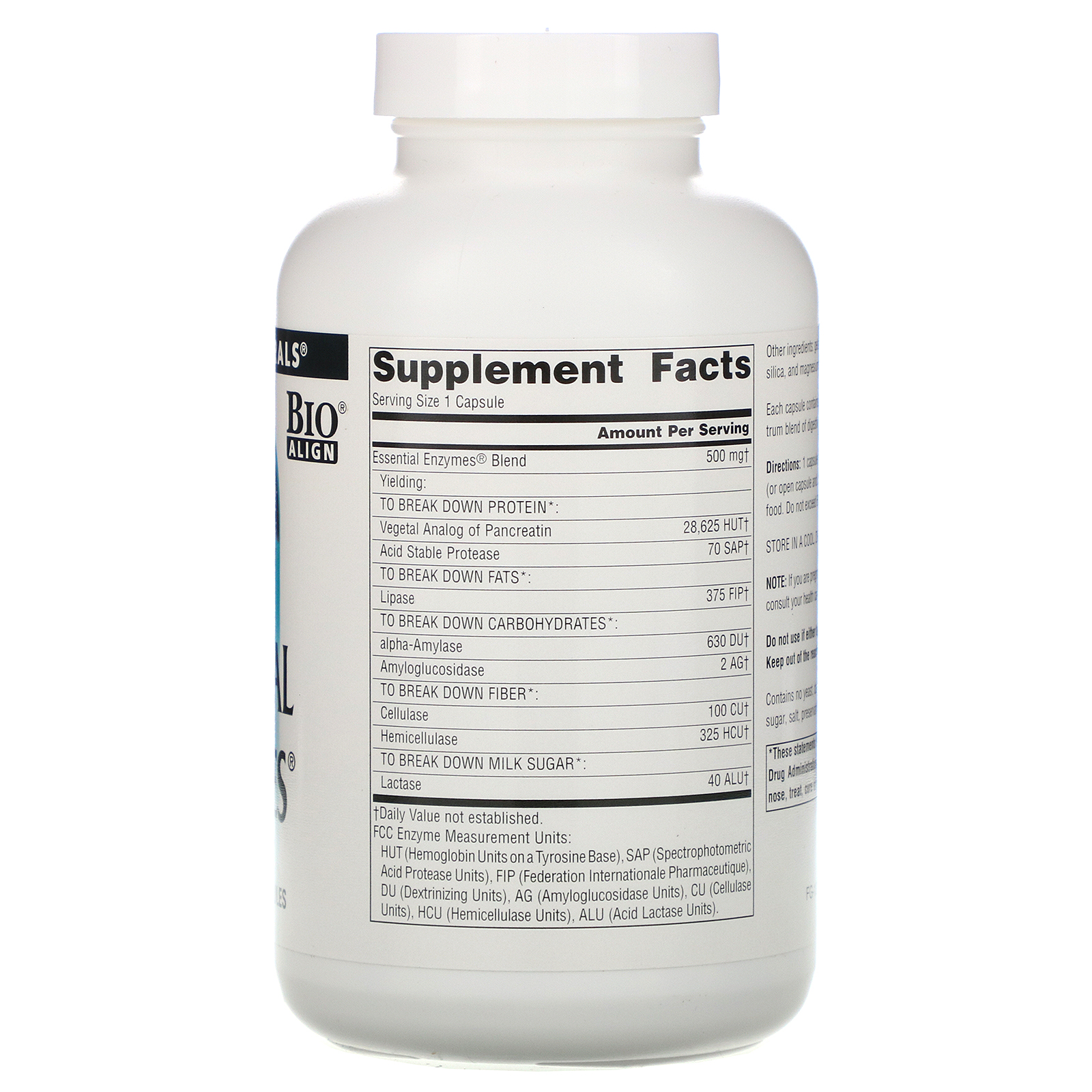 Comprar Source Naturals, Enzimas Essenciais Diárias, 500 mg, 240 Cápsulas - Imagem 2