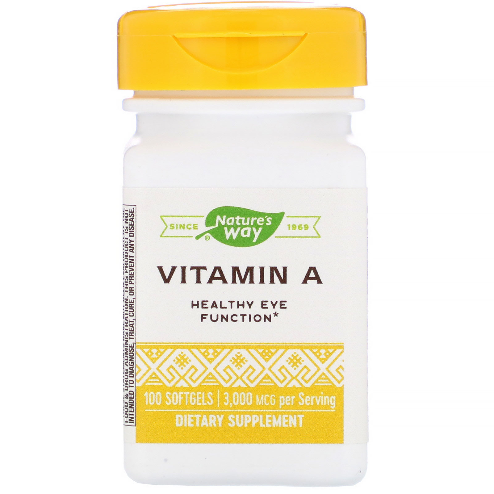 Comprar Nature's Way, Vitamina A, 3.000 mcg, 100 Cápsulas de Softgel