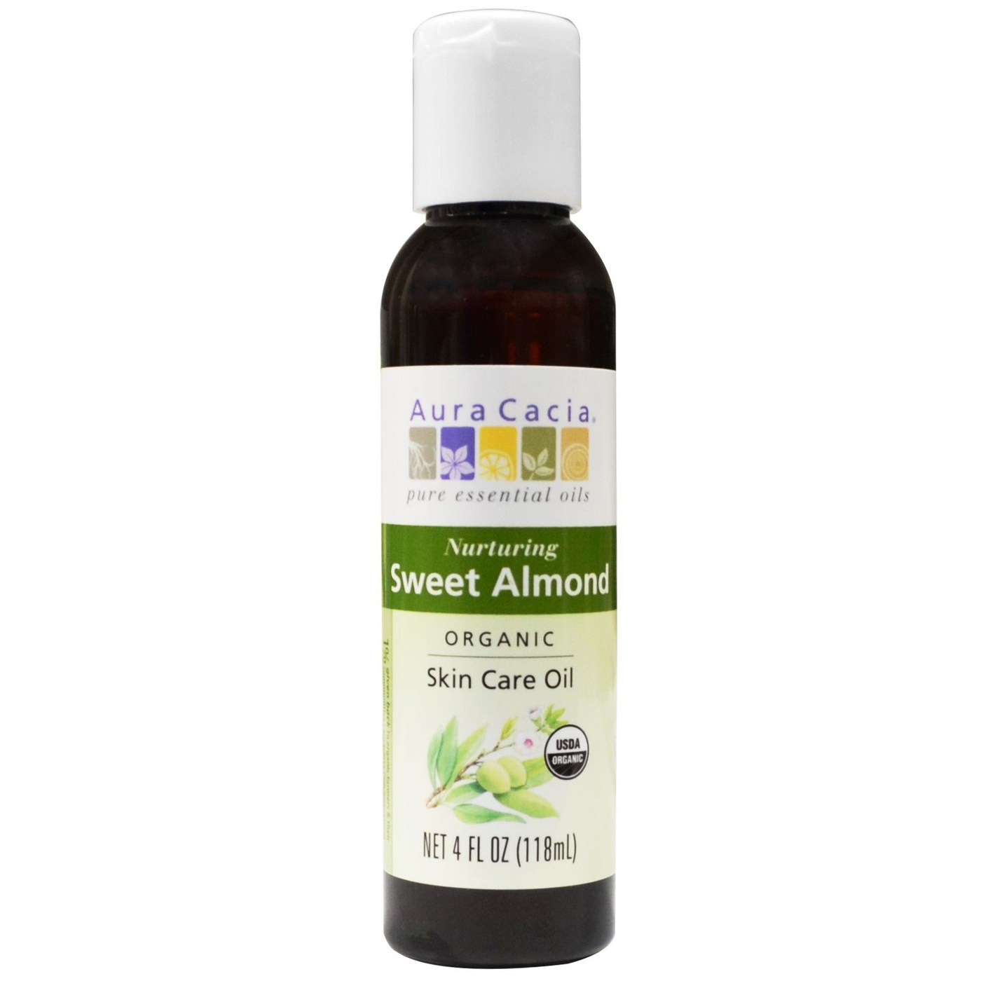 Comprar Aura Cacia Amêndoas Doces Óleo orgânico pele 4 OZ