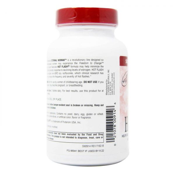 Comprar Source Naturals, Hot Flash® - 90 Tabletes - Imagem 4
