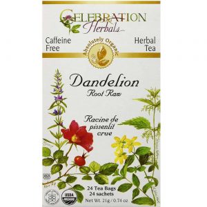 Comprar Celebration Herbals Herbal Tea, Chá de Raiz Dente de Leão Orgânico - 24 Saquinhos de Chá