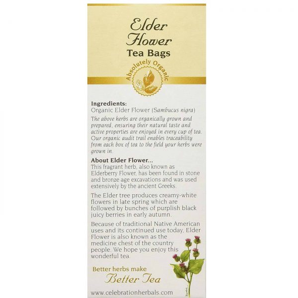 Comprar Celebration Herbals, Chá de Flores Envelhecidas - 24 Sacos - Imagem 4
