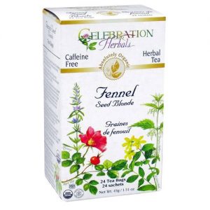 Comprar Celebration Herbals Herbal Tea, Chá de Sementes de Erva-Doce Orgânica - 24 Saquinhos de Chá