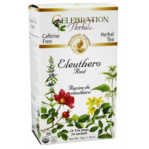 Comprar Celebration Herbals, Chá de Raíz Eleuthero (Ginseng) - 24 Sacos de Chá
