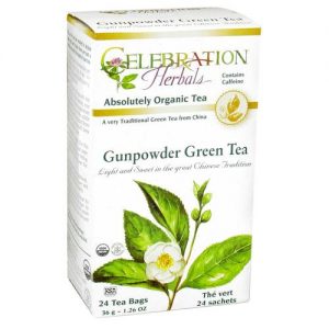 Comprar Celebration Ervaals Chá verde Gunpowder Orgânica 24 Sacos
