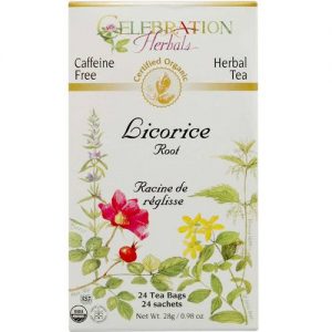 Comprar Celebration Herbals Herbal Tea, Chá de Raiz de Alcaçuz Orgânico - 24 Saquinhos de Chá
