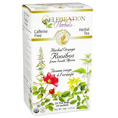 Comprar Celebration Herbals, Chá Vermelho de Rooibos Laranja - 24 Scos de Chá