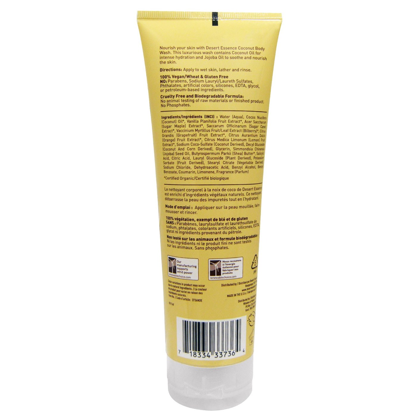 Comprar Desert Essence Coconut Sabonete Liquido Body 8 OZ - Imagem 2
