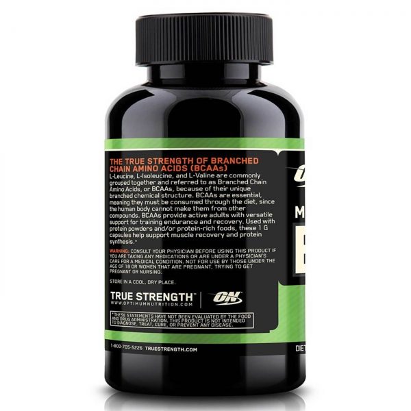 Comprar BCAA 1000 Optimum Nutrition 200 Cápsulas - Imagem 4