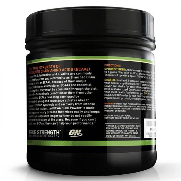 Comprar BCAA Instantized 5000 em Pó Optimum Nutrition 60 Porções - Imagem 4