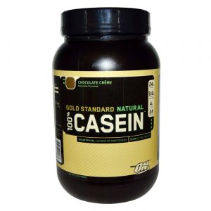 Comprar Optimum Nutrition, Caseína 100% Natural Gold Standard, Sabor Creme de Chocolate - 907 g (2 lbs)