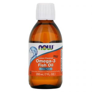 Comprar Now Foods, Óleo de Peixe com Ômega 3, Sabor de Limão, 200 ml (7 oz)