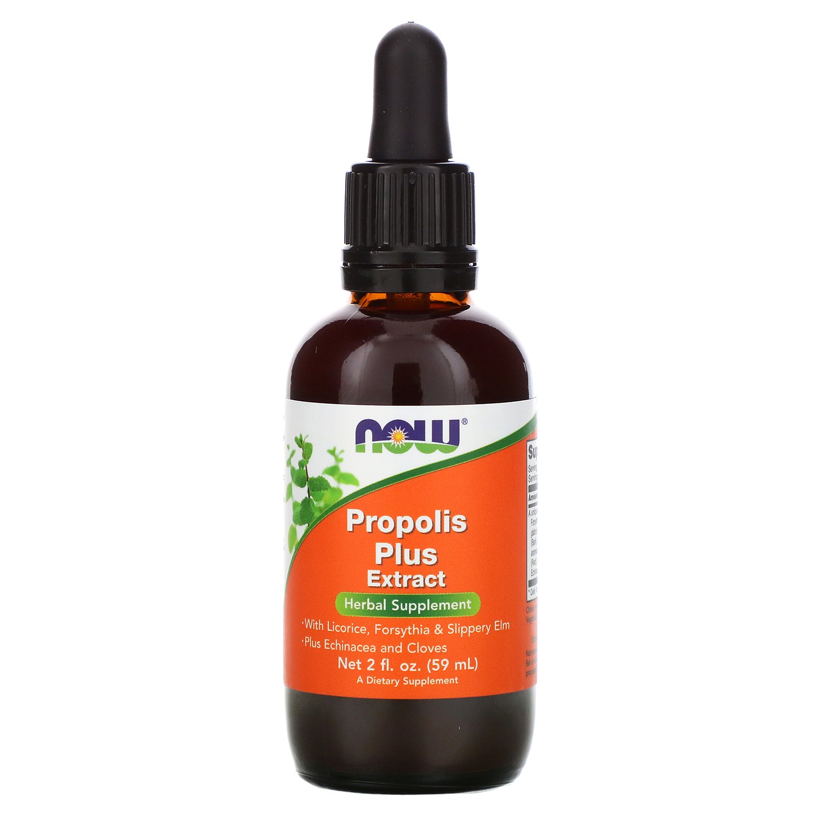 Comprar Now Foods, Extrato de Própolis Plus, 2 fl oz (60 ml)