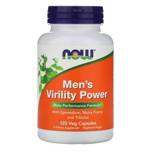 Comprar Now Foods, Men's Virility Power, 120 Cápsulas Vegetais