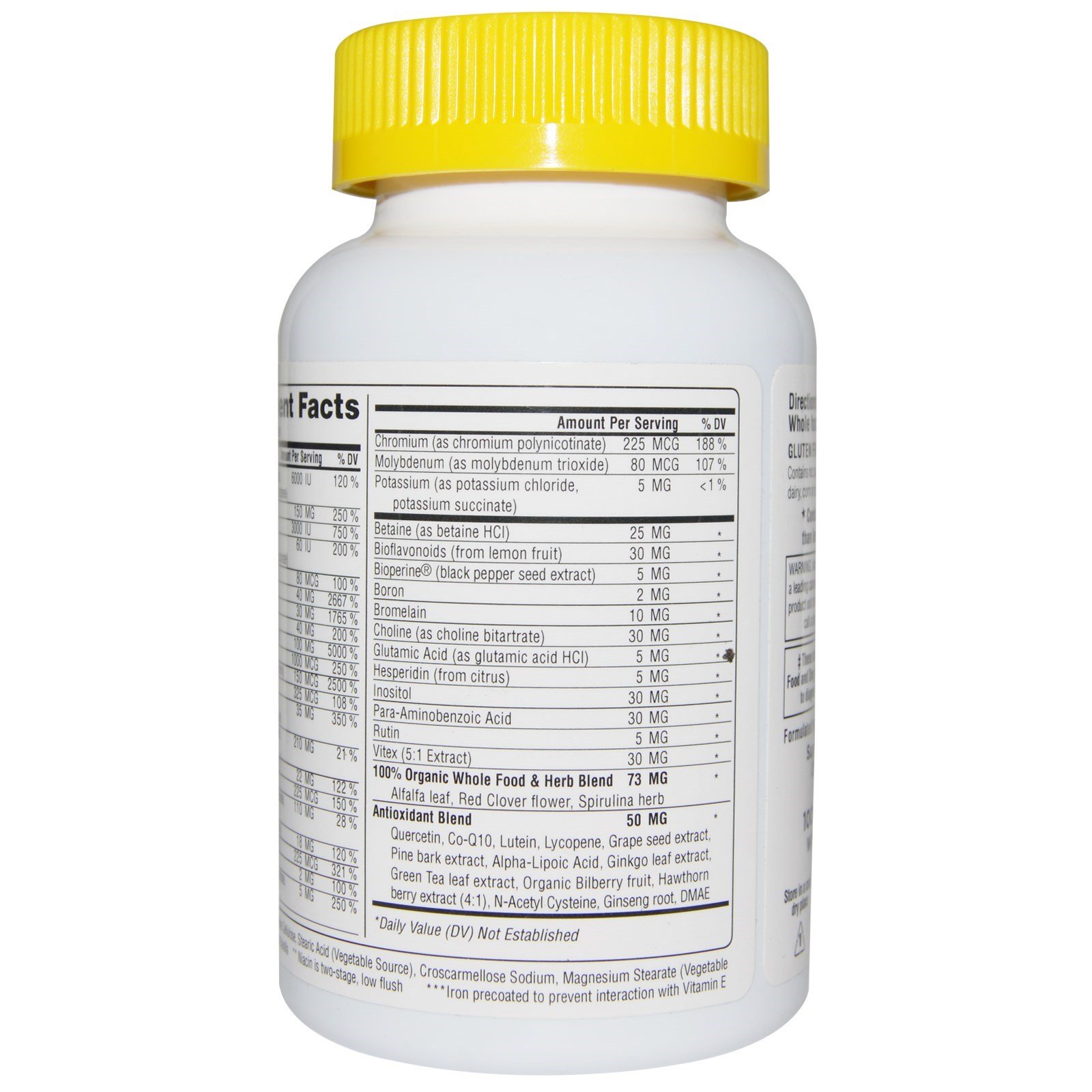 Comprar Super Nutrition, SimplyOne, Women, Triple Power Multivitamins, 90 Tablets - Imagem 3