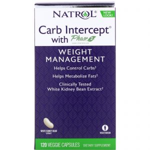 Comprar Natrol, Carb Intercept with Phase 2 Carb Controller, 1,000 mg, 120 Veggie Capsules