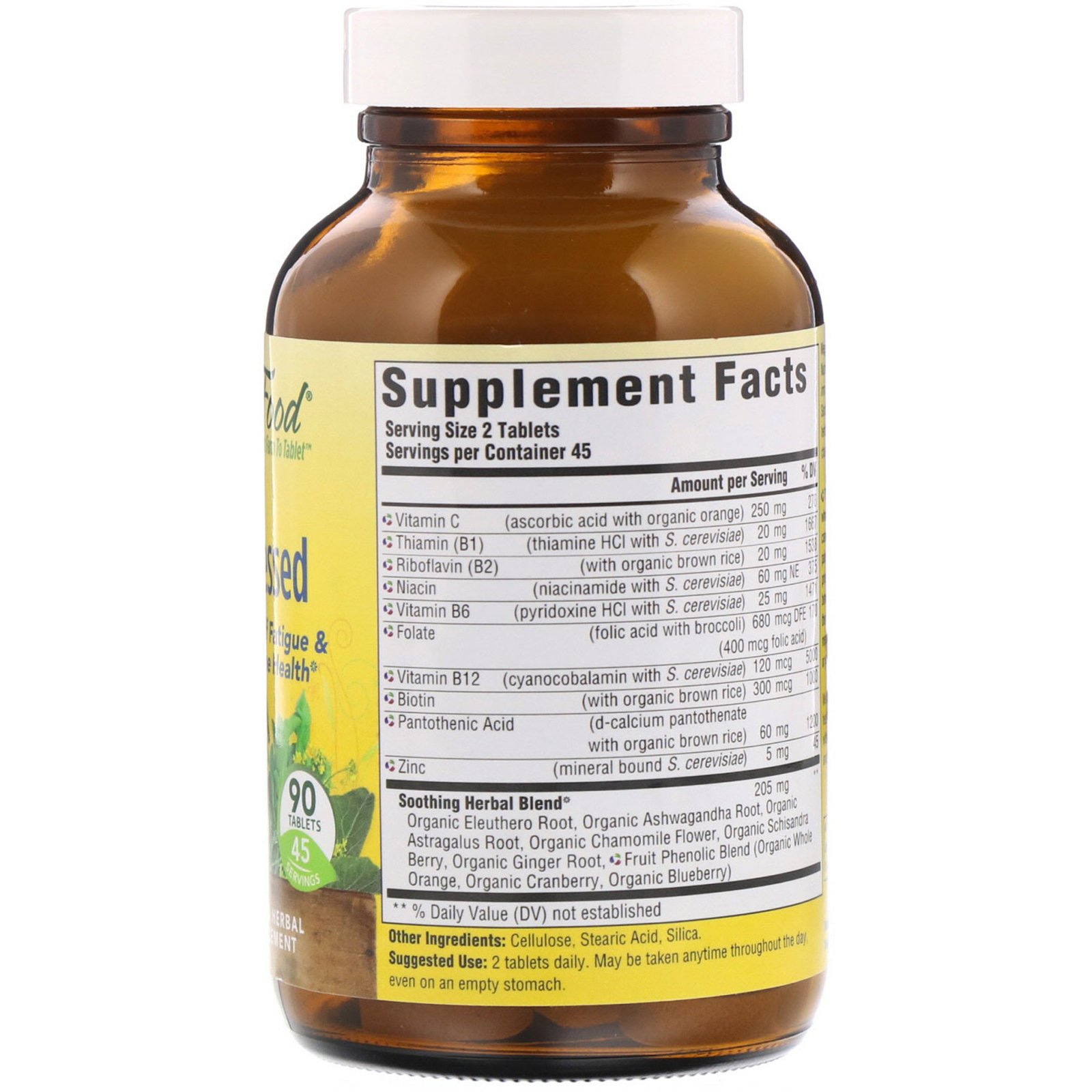Comprar MegaFood, B-UnStressed, 90 Tablets - Imagem 2